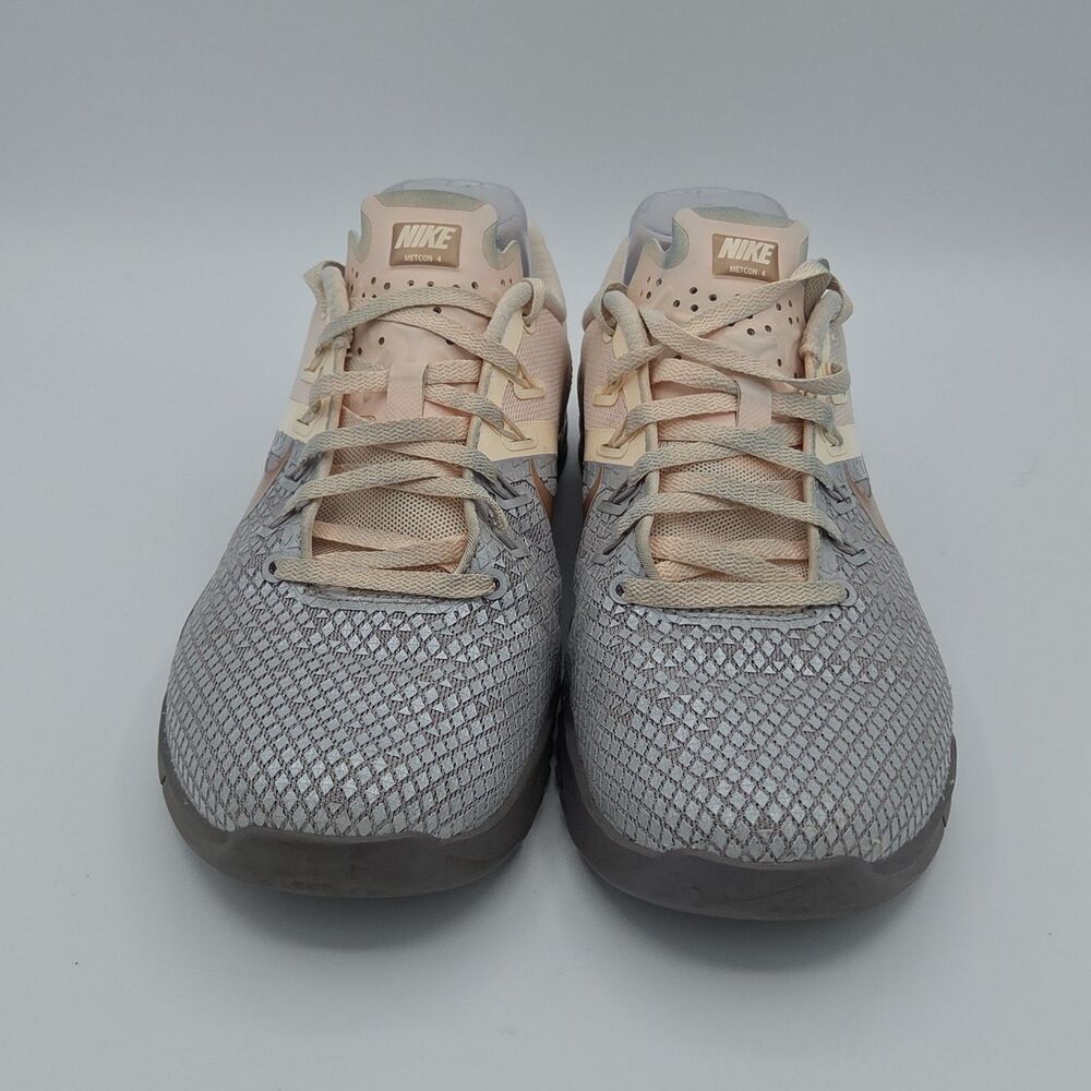 Nike Metcon 4 XD Women 10 Atmosphere Grey Rose Gold Metallic AV2252-001 Shoes - Picture 3 of 8